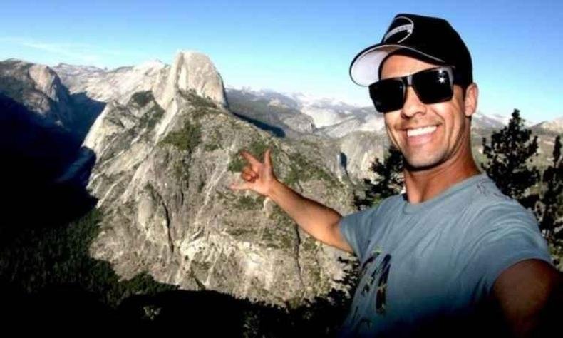 Fernando M. Gon�alves vivia em San Diego, nos Estados Unidos, e chegou ao Brasil na quarta-feira(foto: Reprodu��o/Facebook)