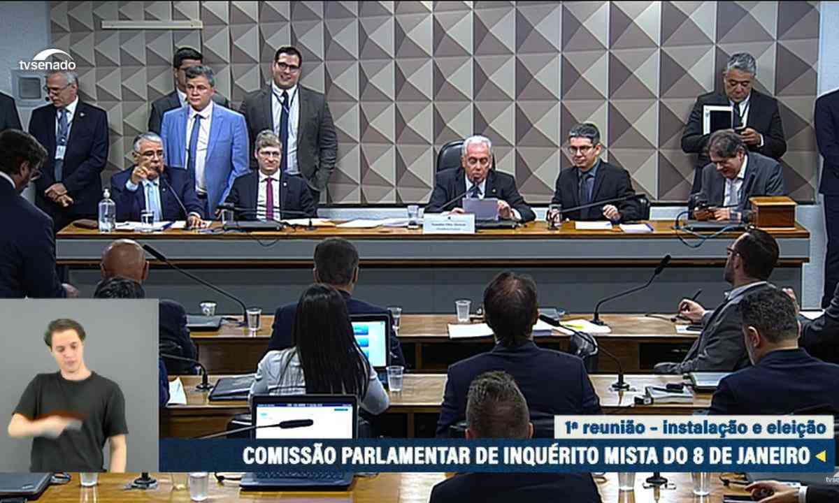 Congresso prevê realizar primeira reunião da CPMI de 8 de janeiro