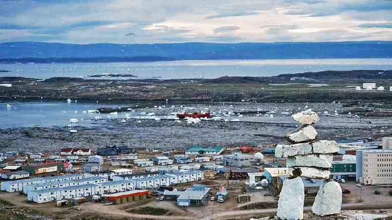 O isolamento natural de Nunavut  provavelmente parte da razo para a falta de casos(foto: Getty Images)