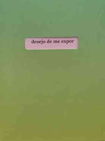 capa do livro 'desejo de me expor, desejo desaparecer', de Bramma Bremmer