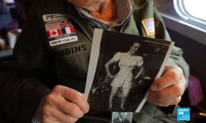 Imagem de Jeannine Ganaye, guardada por 75 anos (foto: Reproduo/ YouTube France 24)