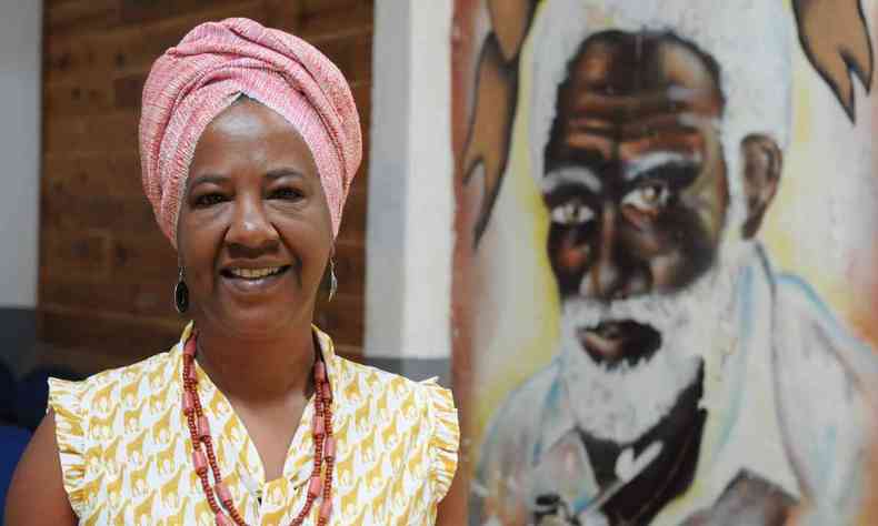 Makota Cssia Kidoial, mestra em saberes tradicionais e liderana comunitria do Kilombo Manzo.