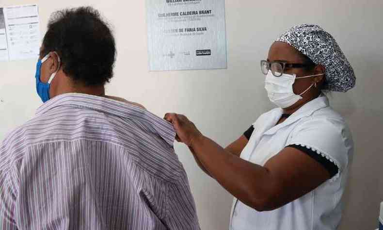 A campanha  um auxlio  terceira etapa da Campanha de Vacinao contra a Influenza (H1N1)(foto: Prefeitura Municipal de Contagem/Reproduo)