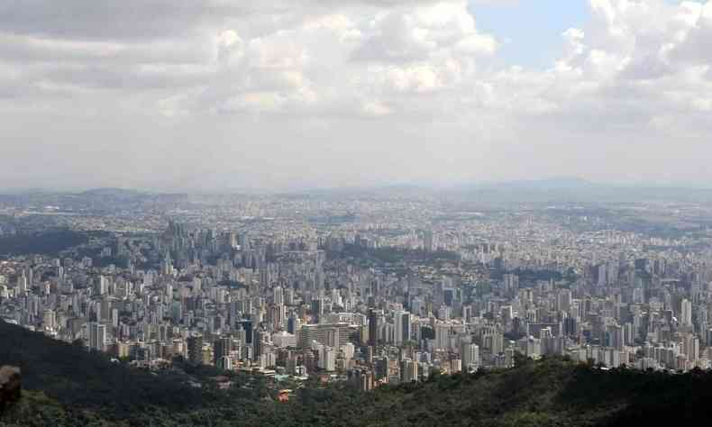 Vista de Belo Horizonte a partir da Serra do Curral
