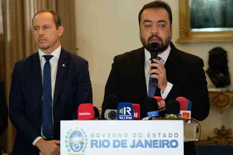 Cludio Castro e o secretrio-executivo do Ministrio da Justia, Ricardo Capelli reforam enfrentamento do crime organizado