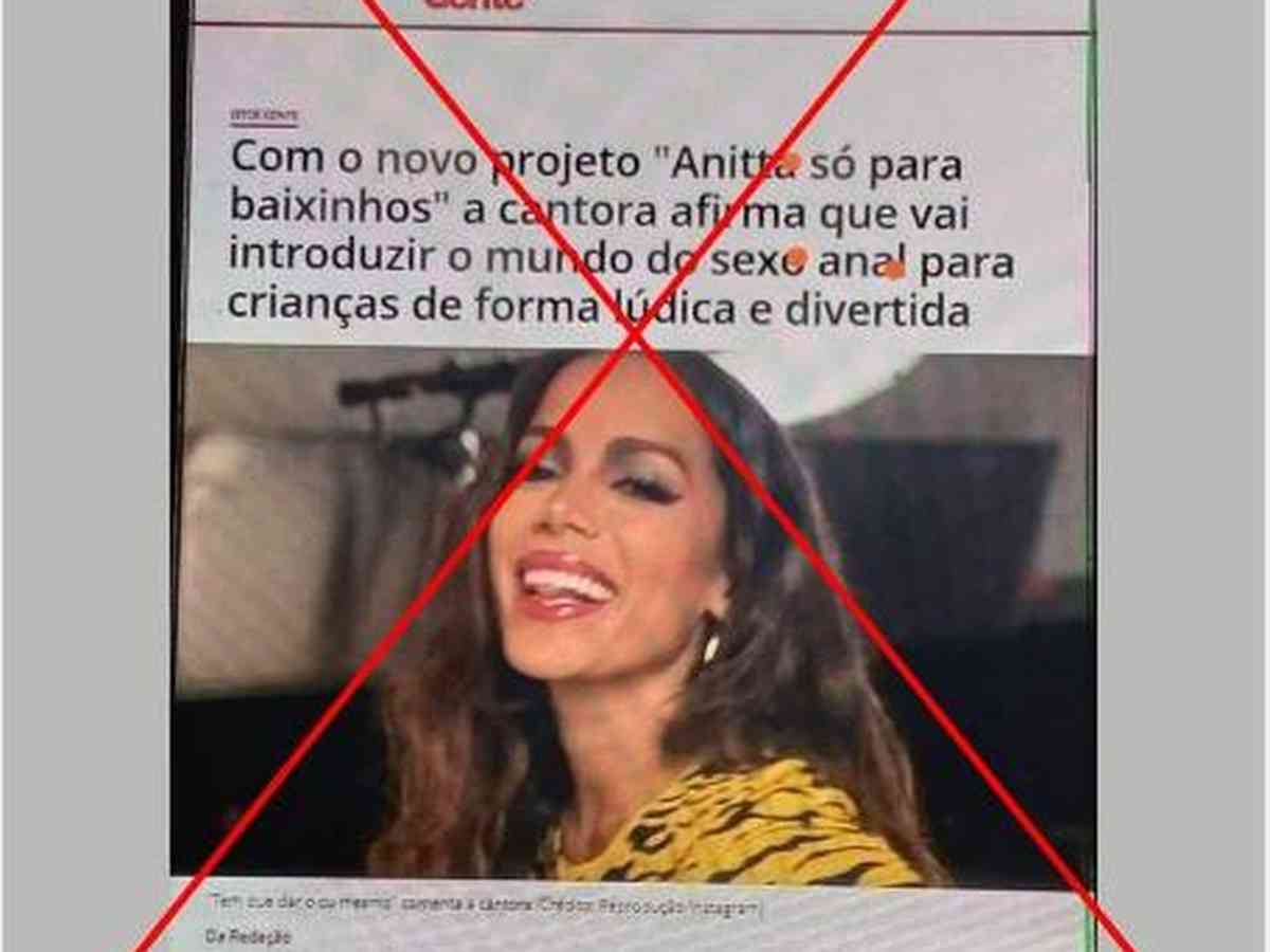 Revista não publicou que Anitta ensinará sexo anal para crianças -  Internacional - Estado de Minas