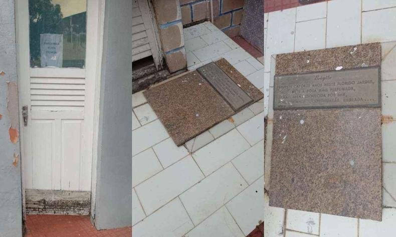 fotos do t�mulo dentro da casa