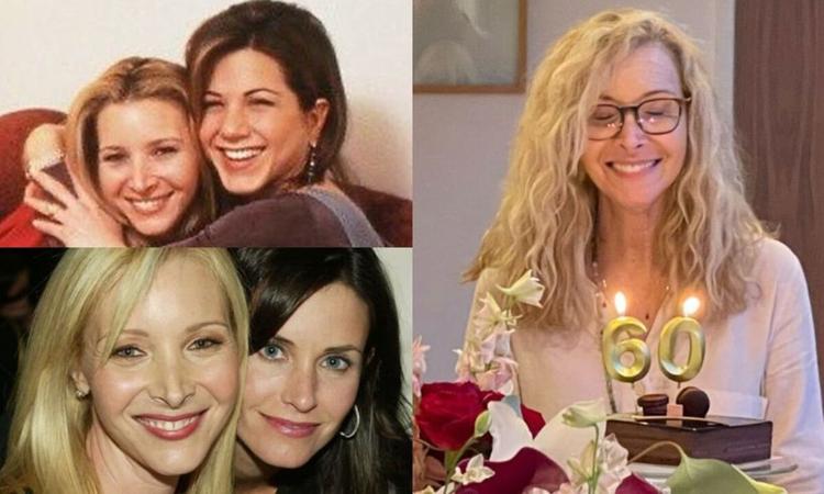 Montagem: Jennifer Anniston e Courteney Cox com Lisa Kudrow