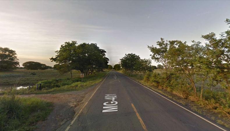 Trecho da MG-401, no Norte de Minas