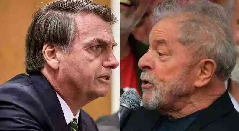 Bolsonaro e Lula lideram pesquisa de inteno de votos para presidente em 2022(foto: Marcos Correia/PR - Carl de Souza/AFP)