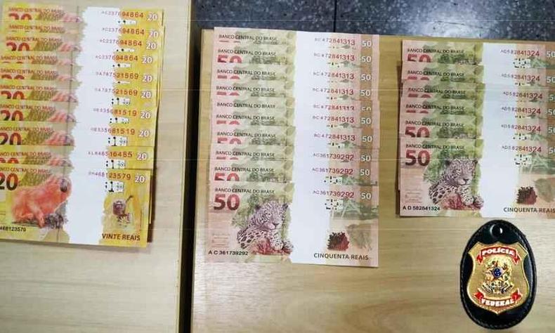 Dinheiro falso apreendido em Governador Valadares