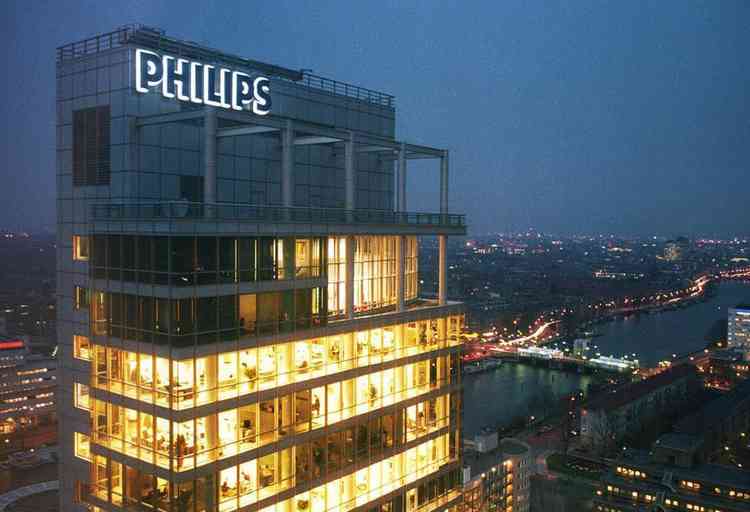 Sede da Philips em Amsterdam, na Holanda