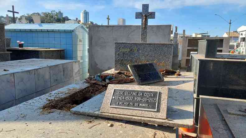 Cemitério localizado em Pouso Alegre