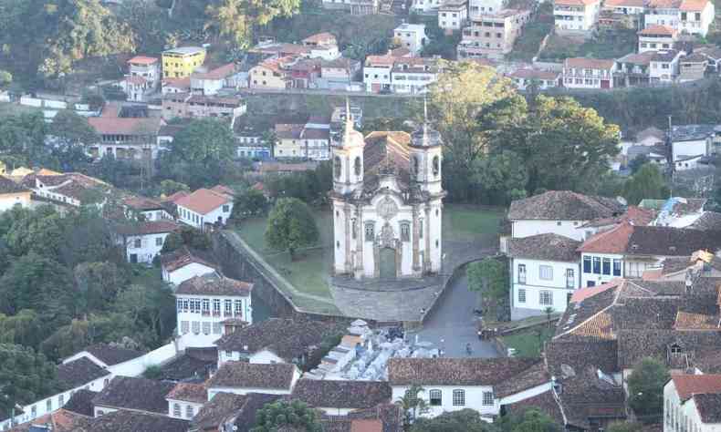 Vista da cidade de Ouro Preto