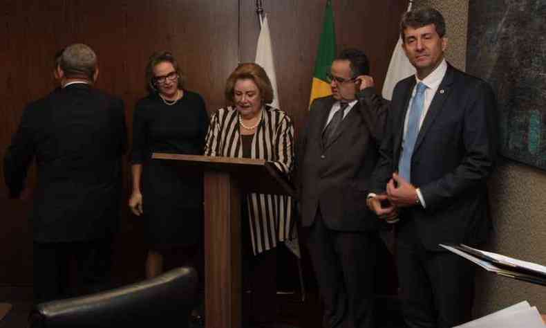 A desembargadora Maringela Meyer aconselhou os prefeitos a aderirem ao acordo(foto: Edsio Ferreira EM / D.A. Press)