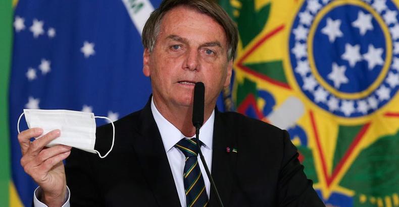 O presidente Jair Bolsonaro atrai a sociedade para uma disputa antecipada de foras contra e a favor da ordem democrtica vigente(foto: Fabio Rodrigues Pozzebom/Agncia Brasil)