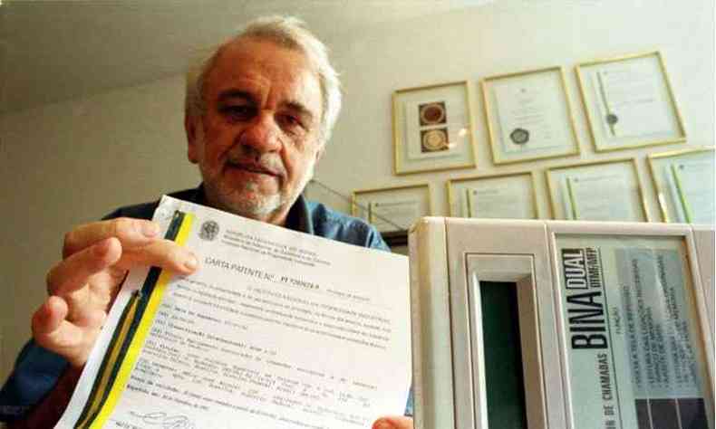 Nlio Jos Nicolai, o inventor do Bina, morre aos 77 anos (foto: Edilson Rodrigues/CB/DA Press)