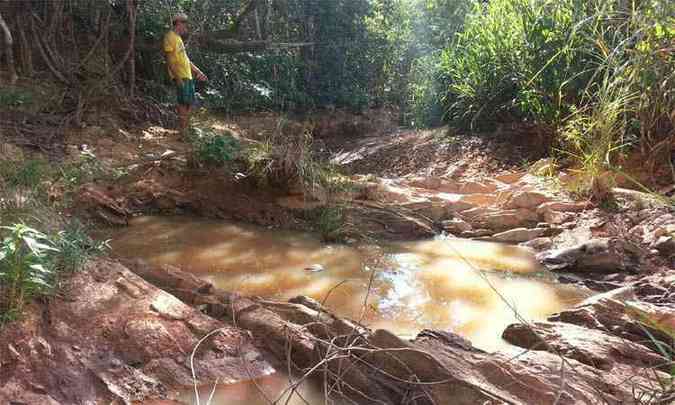 Seca causa prejuzos na zona rural de Montes Claros, onde lavradores perdem plantaes e animais morrem de sede(foto: Danilo Evangelista/Esp. EM/DA Press)