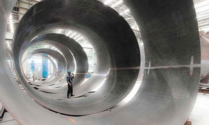 Balanço da fabricação de produtos siderúrgicas foi revisto pelo setor para perda de 7,6% ante o ano passado(foto: Daniel Mansur/Divulgação - 6/5/13) Balanço da fabricação de produtos siderúrgicas foi revisto pelo setor para perda de 7,6% ante o ano passado(foto: Daniel Mansur/Divulgação - 6/5/13)