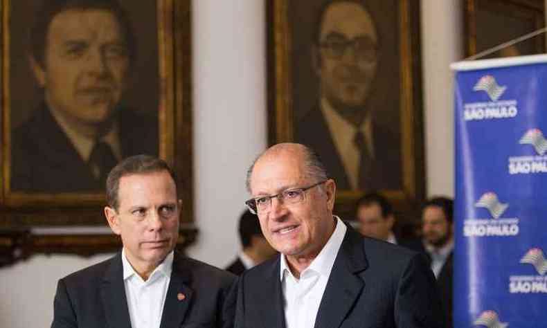 'No dilogo, tudo  possvel, ainda mais com Geraldo Alckmin', disse Joo Doria(foto: Diogo Moreira/A2img )