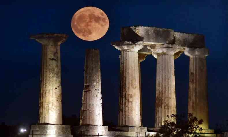 superlua azul na Grcia 