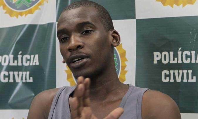 Sa�lson Jos� das Gra�as, de 26 anos, que afirmou � pol�cia ter assassinado 43 pessoas nos �ltimos nove anos(foto: Cl�ber J�nior )
