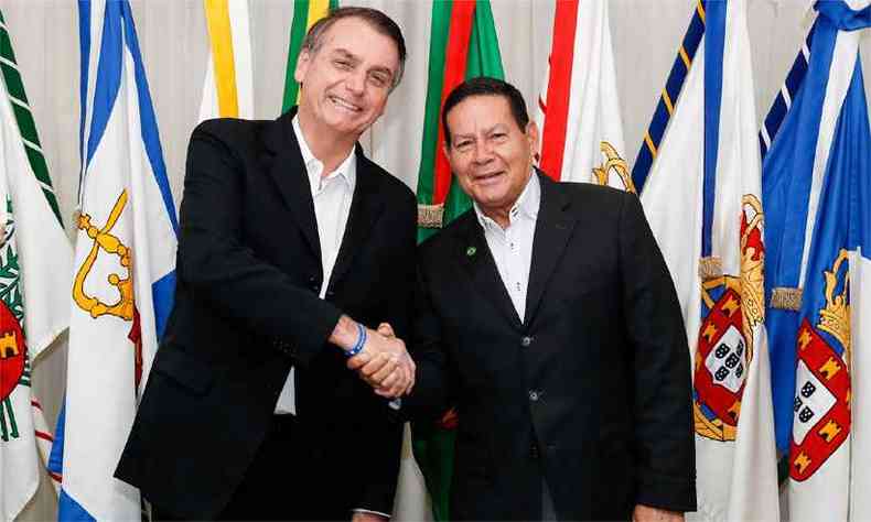 Mouro assumiu interinamente a Presidncia da Repblica desde o ltimo domingo( 17), com a viagem de Bolsonaro aos EUA(foto: Alan Santos/PR - 17/03/19)