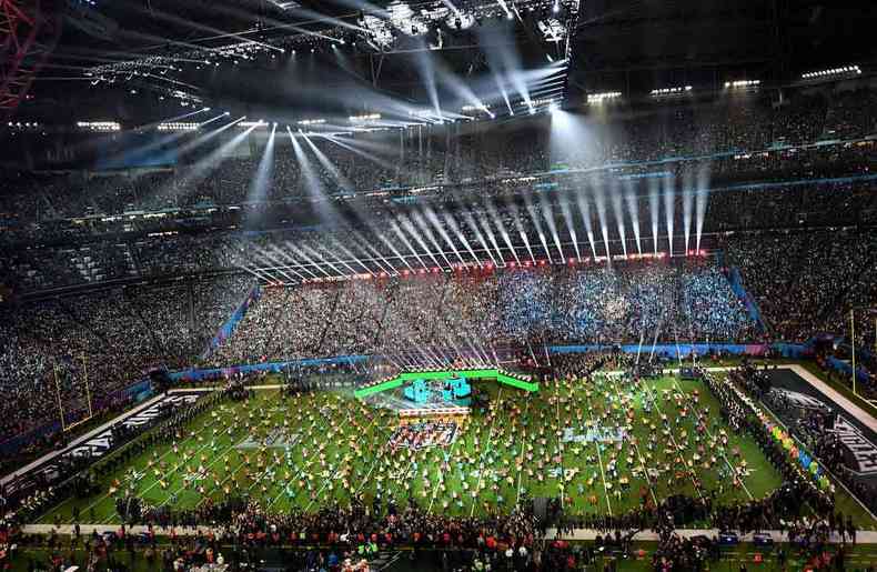 O Super Bowl  evento mais cobiado no incio do ano nos EUA(foto: ANGELA WEISS/AFP )