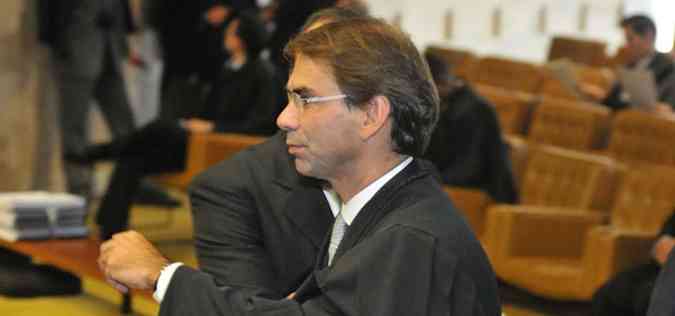 Jos Luis Oliveira Lima falu durante cerca de 15 minutos e pediu absolvio de Jos Dirceu(foto: Breno Fortes/CB/D.A Press )