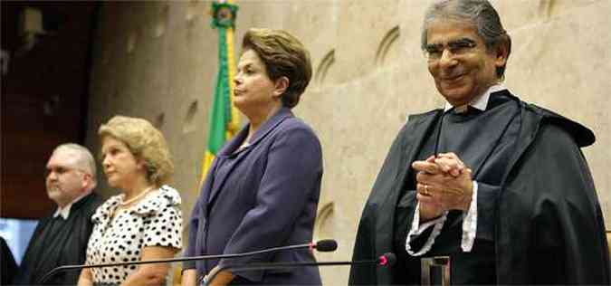 O ministro ficar  frente do STF nos prximos sete meses(foto: Carlos Humberto/SCO/STF )