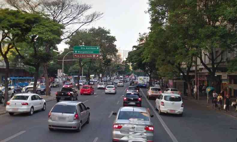 Avenida Afonso Pena(foto: Google Street View/Reproduo)