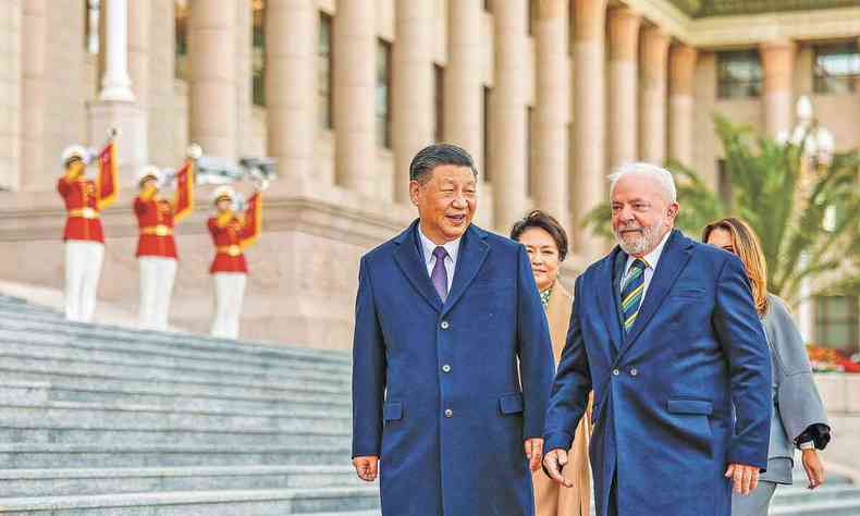 Lula fez crticas aos EUA durante encontro com Xi Jinping