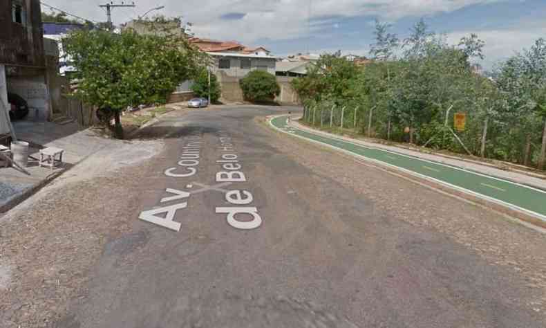 Avenida Country Clube de Belo Horizonte: o local do fato(foto: Reproduo/Google Street View)
