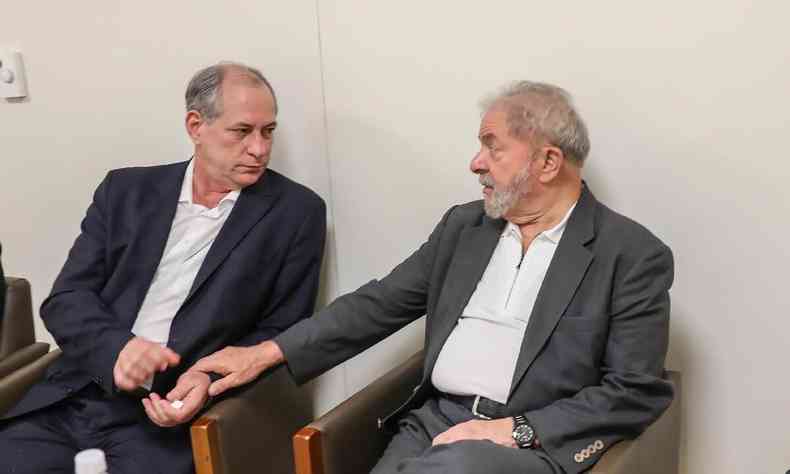 Na foto, Ciro Gomes e Lula em outubro de 2020