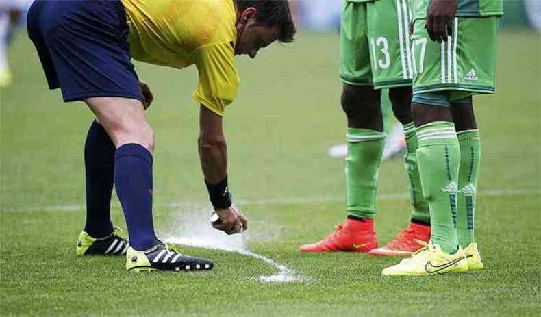Copa do Mundo do Brasil foi a primeira a utilizar a tecnologia do spray