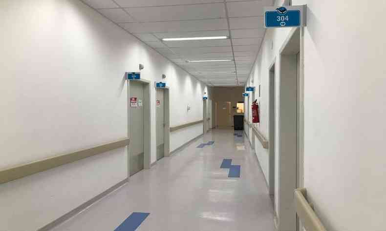 O hospital j est com trs crianas internadas, com idades de 4 meses, 3 e 7 anos. (foto: Hospital da Baleia/Divulgao)