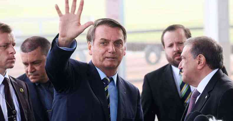 Bolsonaro volta hoje ao Brasil, depois de quatro dias nos Estados Unidos(foto: ANTONIO CRUZ/AGNCIA BRASIL)