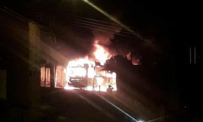 Uma das ocorrências foi no Bairro Goiânia, na Região Nordeste de BH(foto: Reprodução/WhatsApp) Uma das ocorrências foi no Bairro Goiânia, na Região Nordeste de BH(foto: Reprodução/WhatsApp)