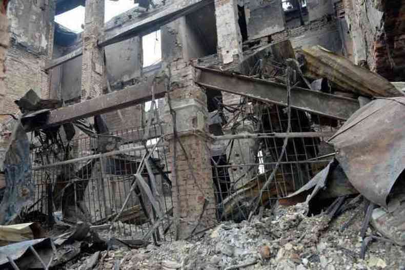 Destruio em Kiev