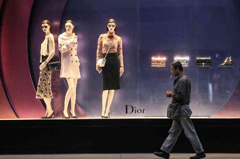 Lojas de luxo em Dalian(foto: Getty Images)