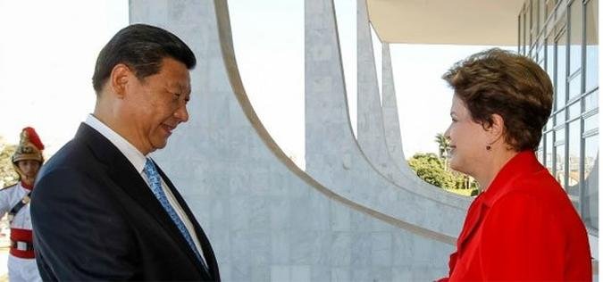 Presidenta Dilma recebe o presidente chin�s, Xi Jinping, no Pal�cio do Planalto(foto: Roberto Stuckert Filho/PR.)