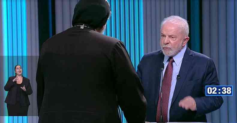 Lula e Padre Kelmon em debate