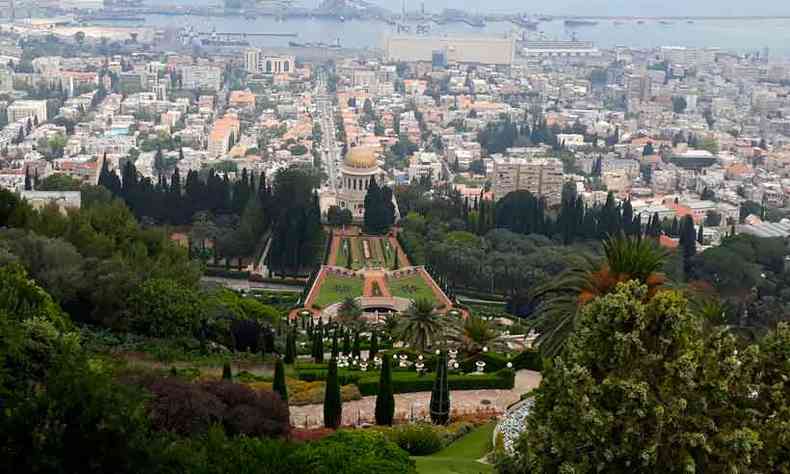 Em Haifa, jardins espetaculares se unem  cidade e ao mar(foto: gustavo werneck/em/d.a press)