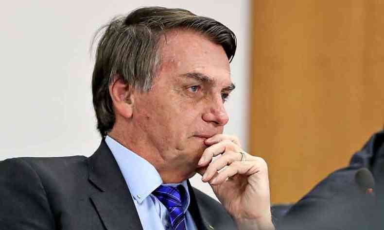O presidente Jair Bolsonaro vetou a obrigatoriedade do uso de mscaras em comrcio, indstrias e templos religiosos(foto: Marcos Corra/PR)