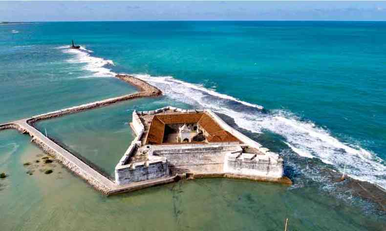 Forte dos Reis Magos  um dos pontos tursticos mais conhecidos(foto: Giovanni Srgio/setur RN/Divulgao)