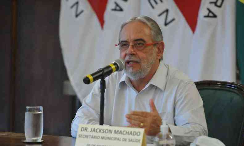 Secretrio de Sade de BH, Jackson Machado, confirma toque de recolher(foto: Alexandre Guzanshe/EM/D.A Press - 5/2/21)