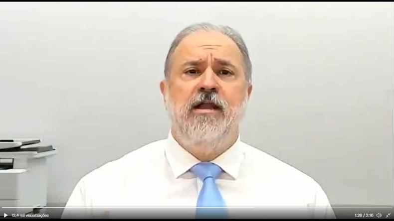  Augusto Aras em foto tirada do vdeo