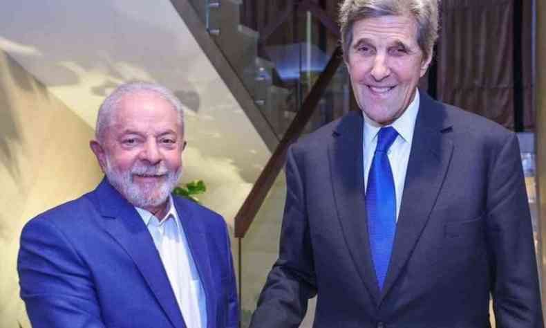 Lula e John Kerry 