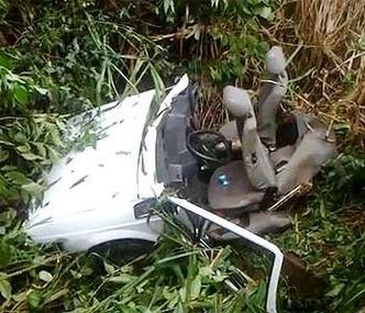 A outra metade caiu em um barranco(foto: Matheus Aquino/Divulgação) A outra metade caiu em um barranco(foto: Matheus Aquino/Divulgação)