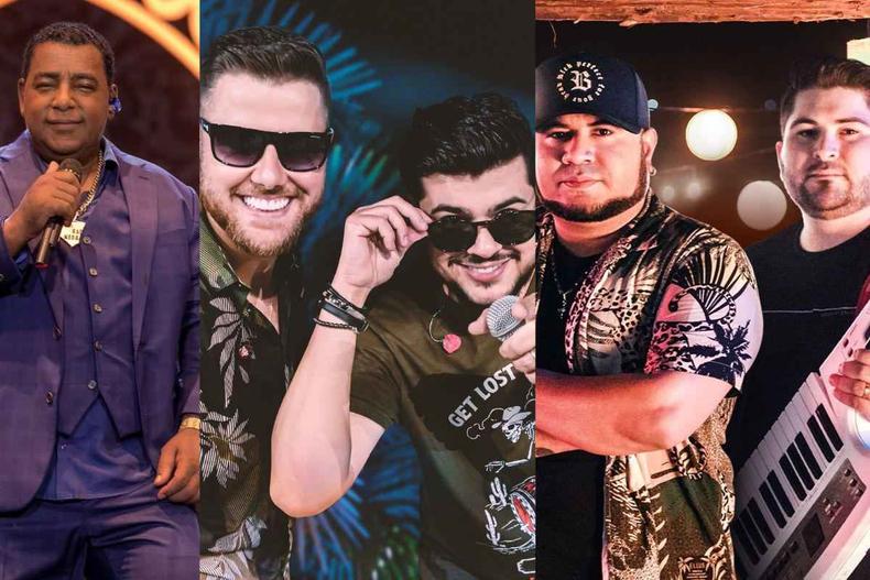 Raa Negra, Z Neto e Cristiano e Os Bares da Pisadinha fazem show em Curvelo.